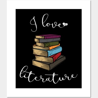 I love literature Posters and Art